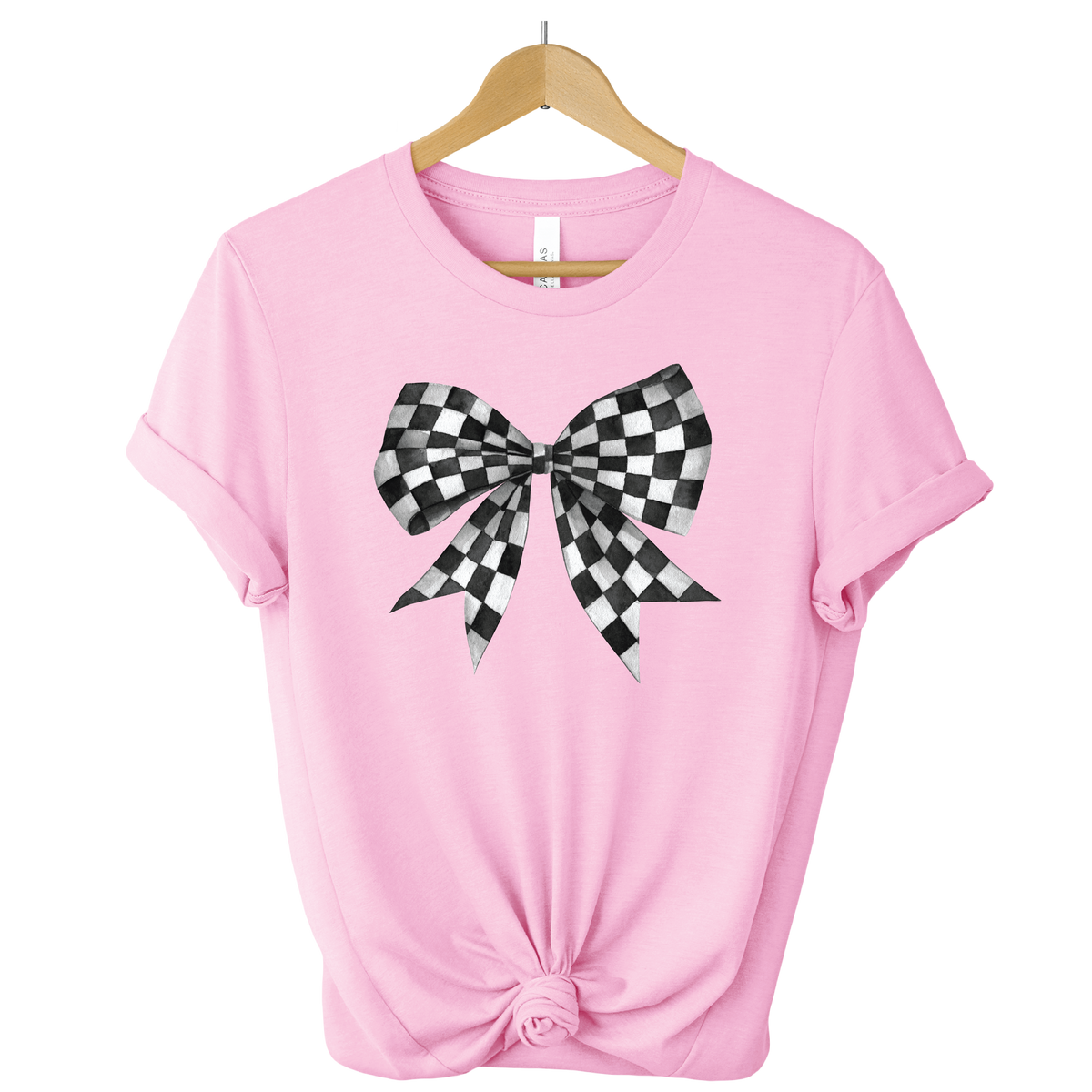 Checkered Bow DTF Sheet