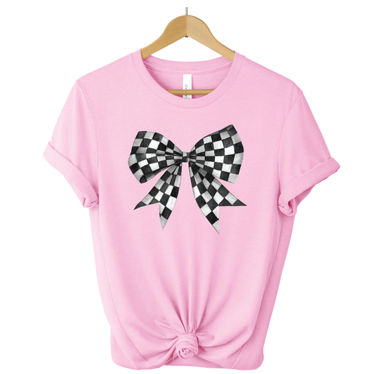 Checkered Bow DTF Sheet