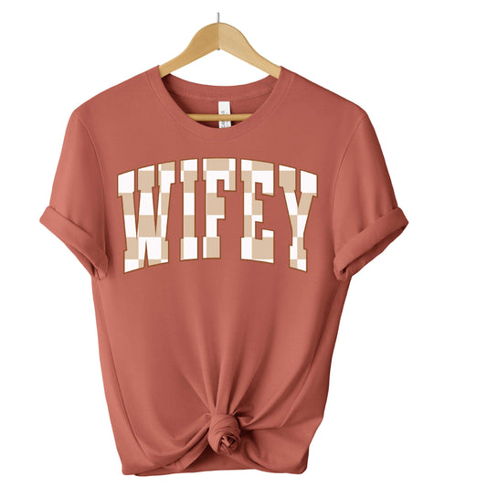 Checkered Wifey DTF Sheet