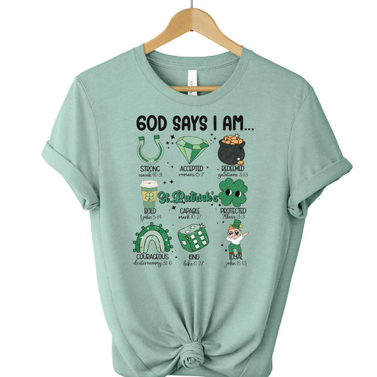 God Says Lucky DTF Sheet