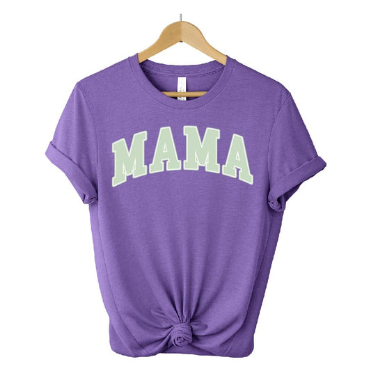 Mama Varsity Mint DTF Sheet