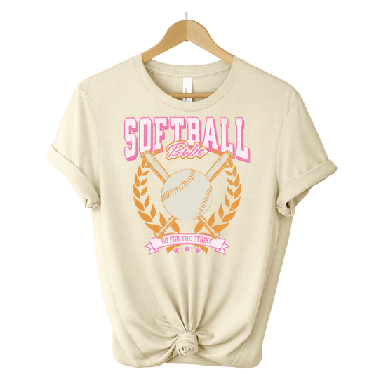 Softball Babe Pink DTF Sheet