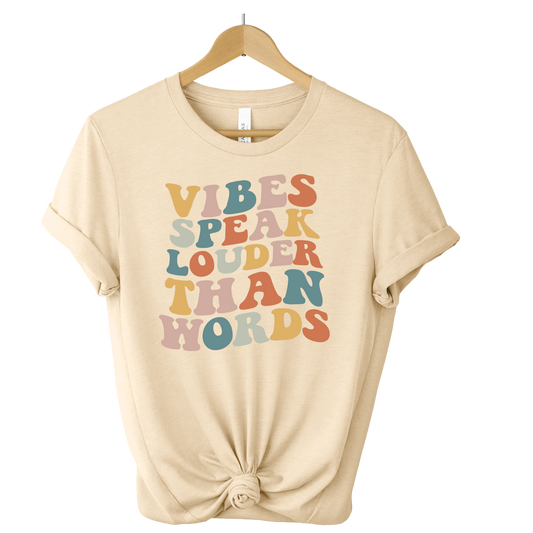 Vibes Speak Louder DTF Sheet