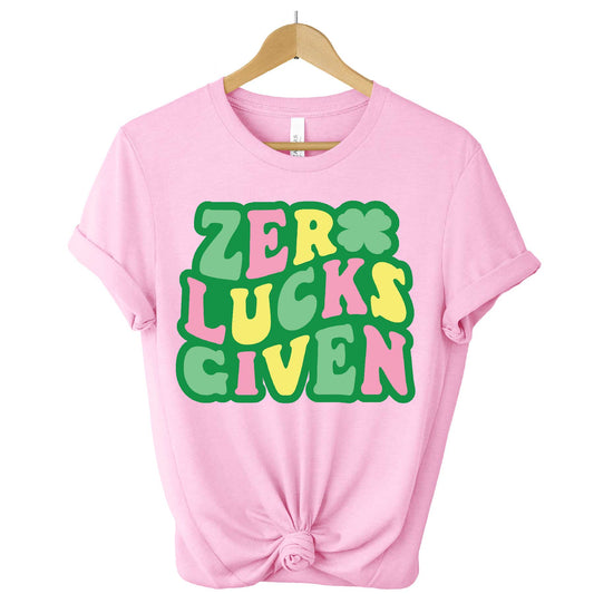 Zero Lucks Given DTF Sheet